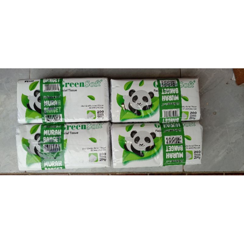Tissue Green Soft Panda 2paket