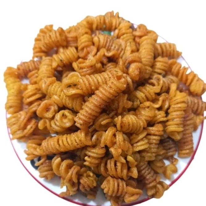 

Makaroni Spiral Pedas 500Gram