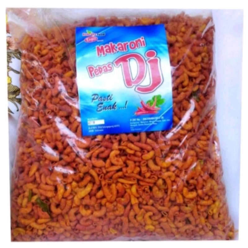 

Makaroni Kering Pedas Bumbu Kering Daun Jeruk Halal Netto 1kg
