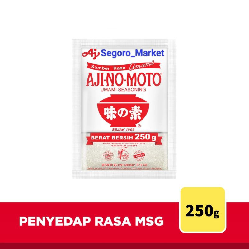 

AJINOMOTO PENYEDAP RASA MSG 250GR