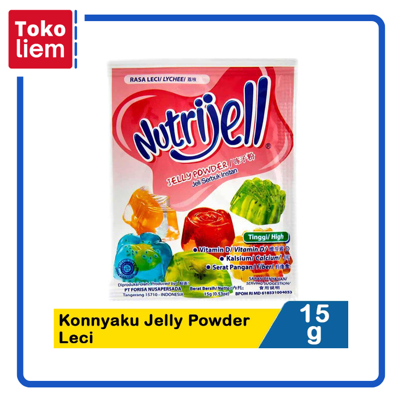 

Nutrijell Konnyaku Jelly Powder Leci 15G