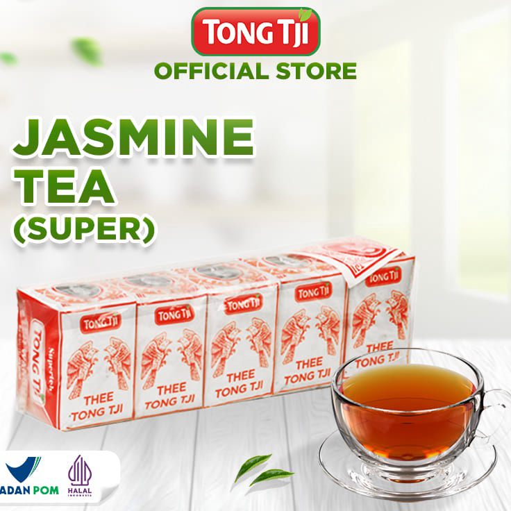 

Stock Banyak Tong Tji Super Jasmine Tea 80 gram, Teh Seduh (harga per slop)