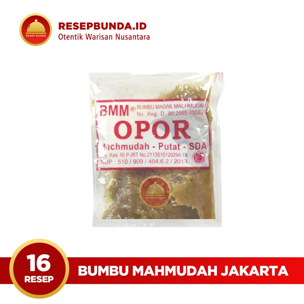 

(BUMBU OPOR) Bumbu Machmudah Mahmudah BMM Sachet Asli Sidoarjo Bumbu Masak Instan Praktis Racik Rempah Dapur - 50 gr