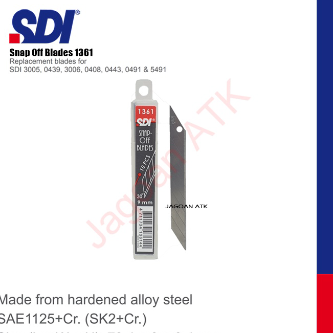 

➡✡✼ Refill Cutter Blade 1361 (30 Derajat)