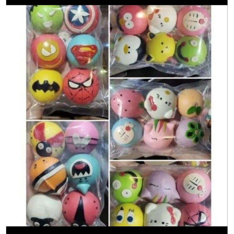 

Bakpao Karakter Coklat isi 6