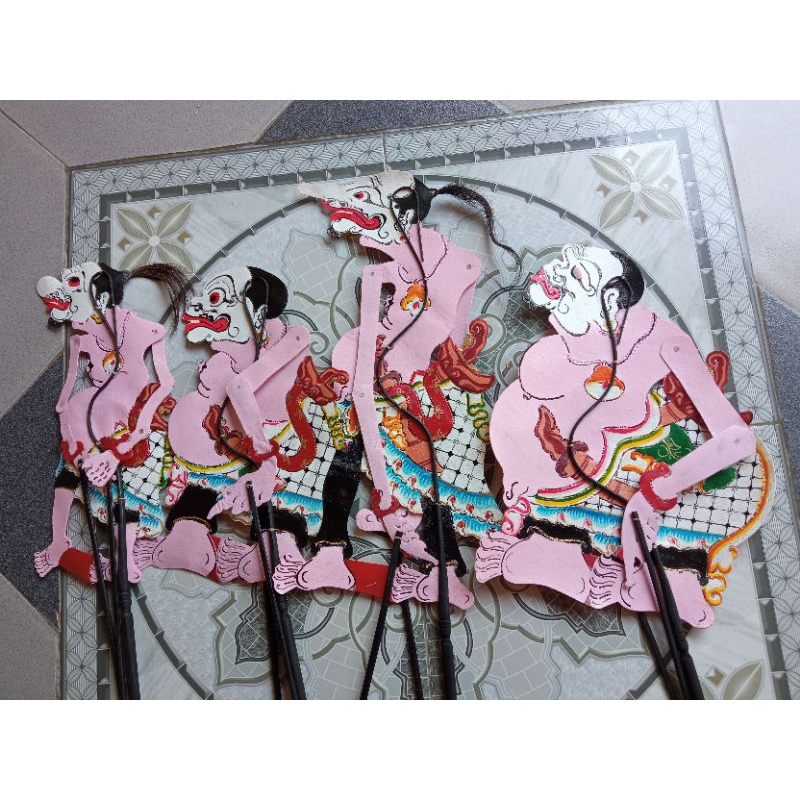 Wayang kulit asli INDONESIA PUNAKAWAN SENO/PUNAKAWAN KREASI