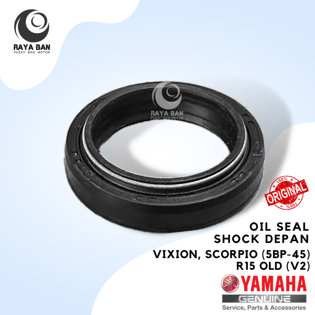 5BP-F3145-00 Oli Seal Shock Depan Yamaha Vixion, Scorpio,R15 Oil Sil Sel Sok Shok Asli YGP