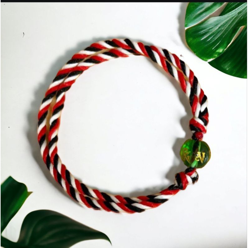 COD- GELANG TRIDATU AESTHETIC ASLI DAEI BALI SERAT CENDANA DOMINAN WARNA HITAM GELANG SPIRITUAL DAN 