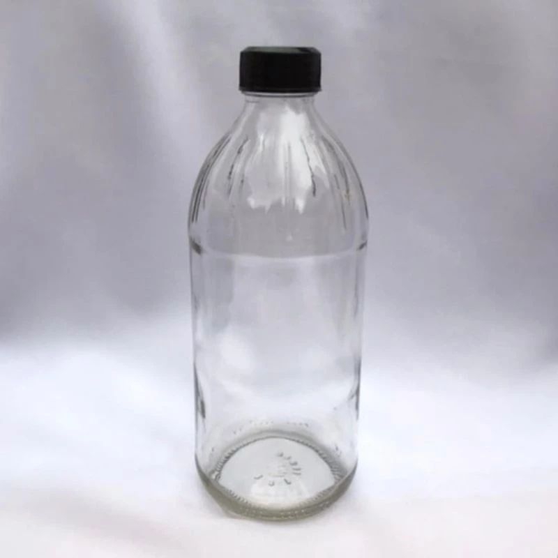 BOTOL KACA 500ML // BOTOL JUSS // Botol kaca tutup ulir // Botol jamu // Botol bening // Botol minum