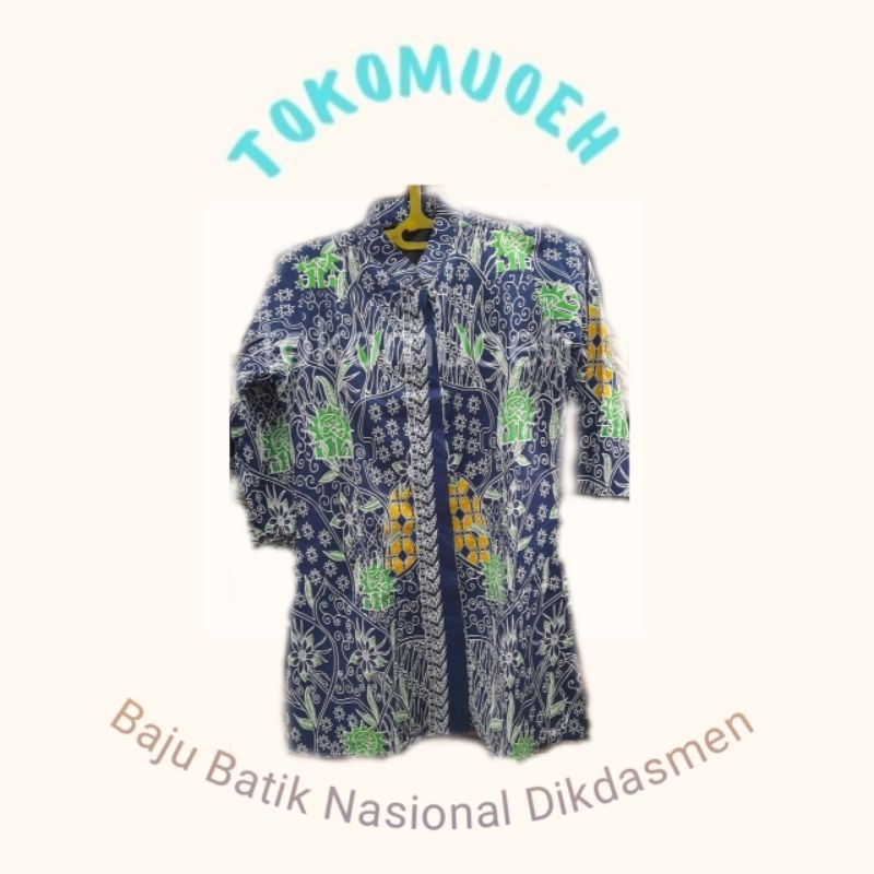 Baju Batik Nasional Dikdasmen