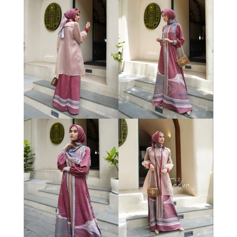 SADIRA SET OUTER DRESS SERIES BY SHKATA