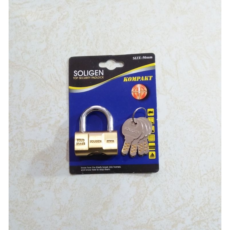 Gembok Pagar Bulat 50 mm Kunci Komputer