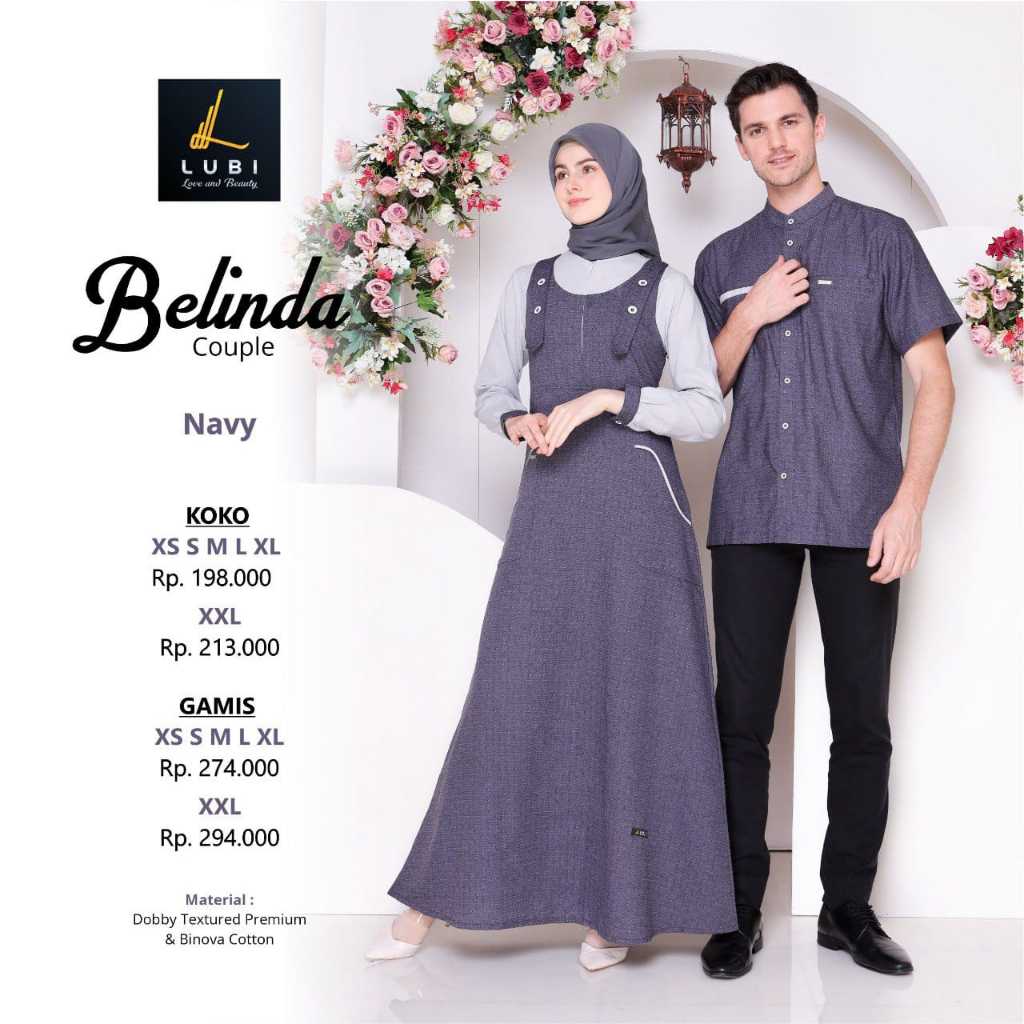 LUBI BELINDA COUPLE GAMIS KOKO COUPLE