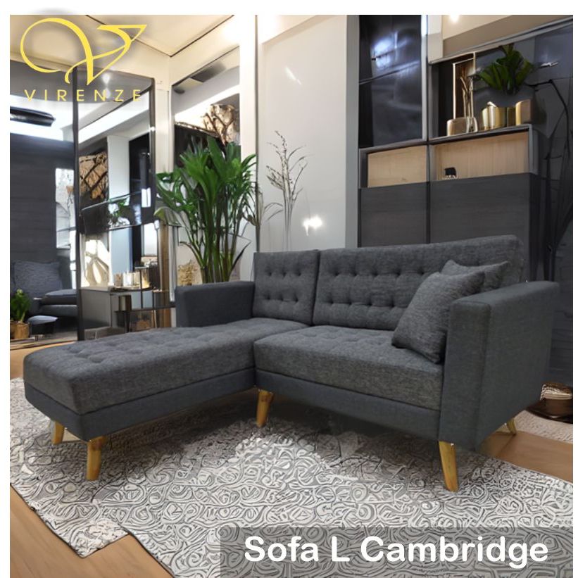 Sofa L Cambridge Virenze Sentul Jakarta Bogor Bekasi Cikarang Kawarang Tangerang Bandung Purwakarta 
