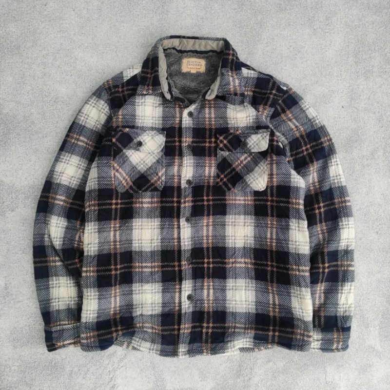 flannel outer Boston traders