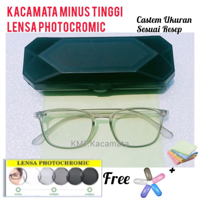 Kacamata Minus Tinggi -0.25 s/d -12 Kacamata Minus Pria Wanita Kacamata Minus