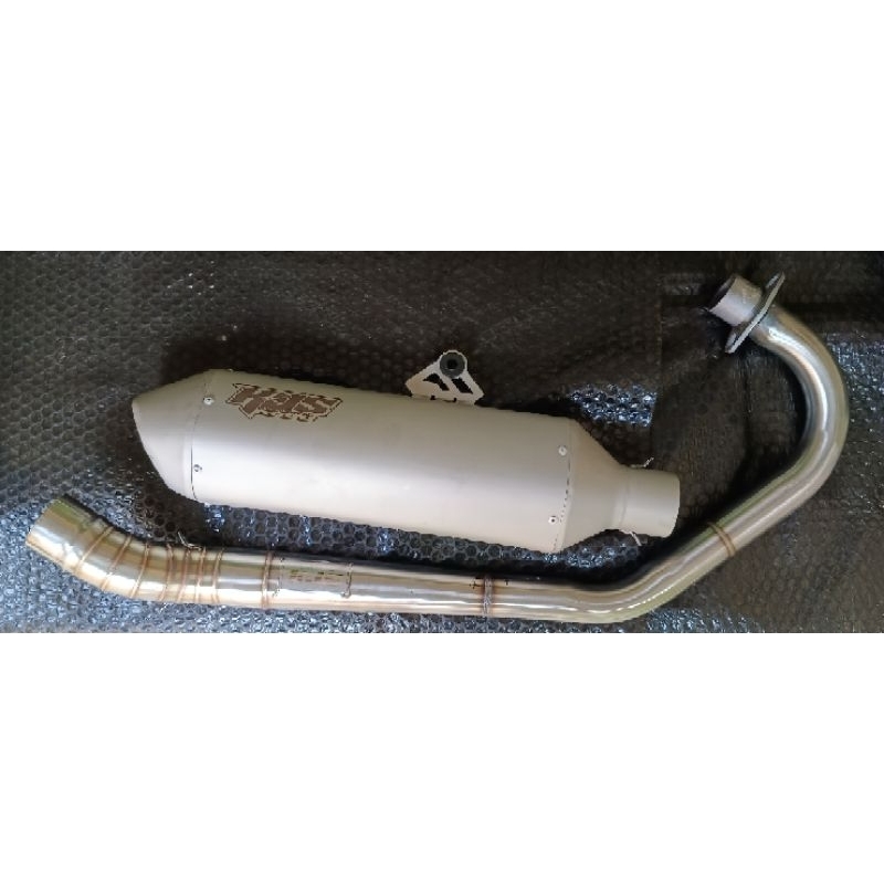 knalpot copy KTM 3V KJS original set leheran semi cacing