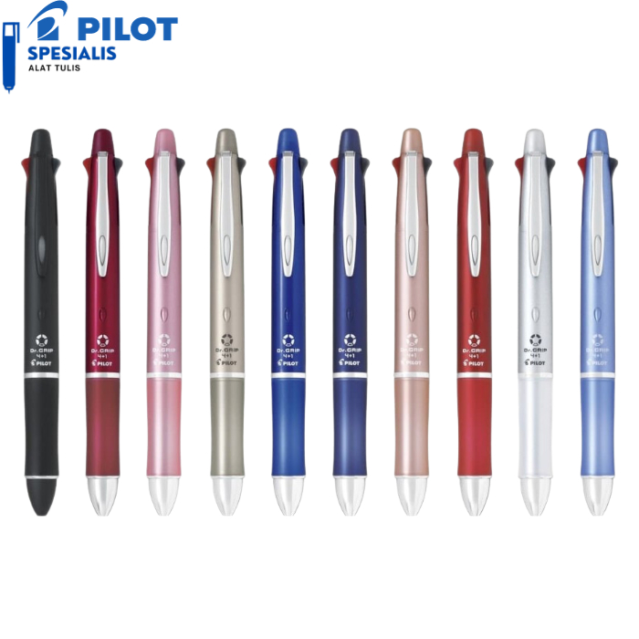 

Pilot Dr Grip 4+1 0.5mm 0.7mm Multi Pen 4 Pen + 1 Pensil