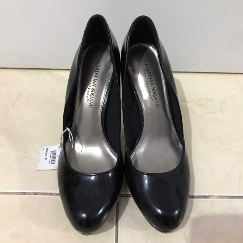 PAYLESS CHRISTIAN SIRIANO HEELS BLACK