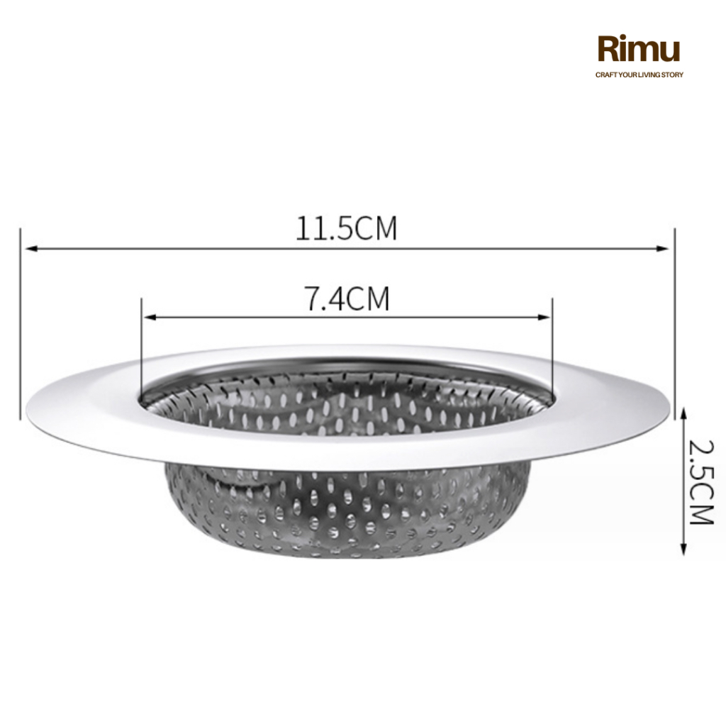 RIMU Sink Filter Saringan Wastafel Bahan Stainless Steel Jaring Wastafel