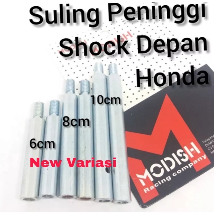 peninggi shock depan vario / sulingan shok-beat fi-beat street-beat esp-honda pcx-supra-sonic-revo-c