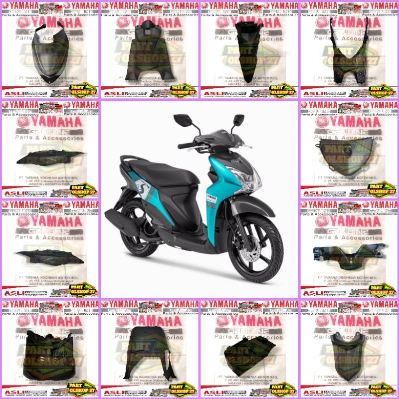 COVER SIDE BODY BODY KASAR MIO S 125 ASLI ORIGINAL YAMAHA
