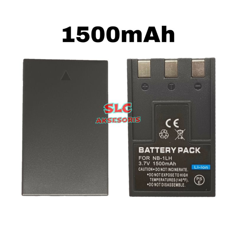 SLC-Ready - Battery For Kamera Powershot S100 S400 S200 S230 S300 S330 S410 S5 S500 Batre NB-1LH Bat