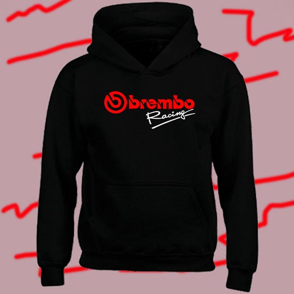 Jaket Hoodie Brembo Racing Hoodie Jumper Bahan Cotton Fleece