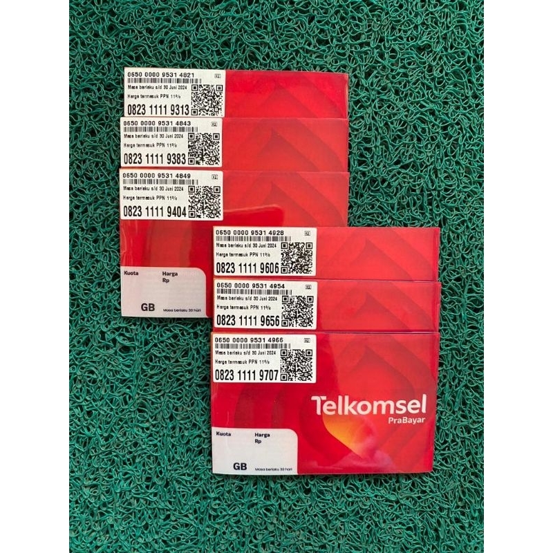 nomor Cantik telkomsel 1111 abcb