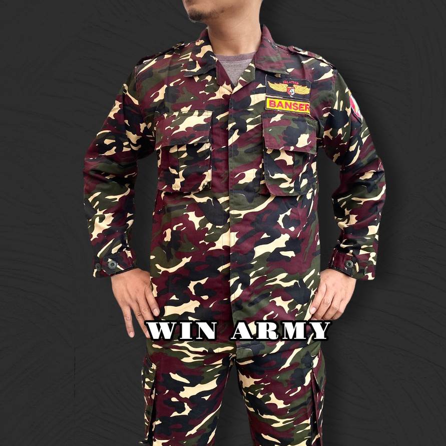 BBLL8352 (V44859) SERAGAM PDL BANSER TWILL & BAHAN PREMIUM ANTI AIR