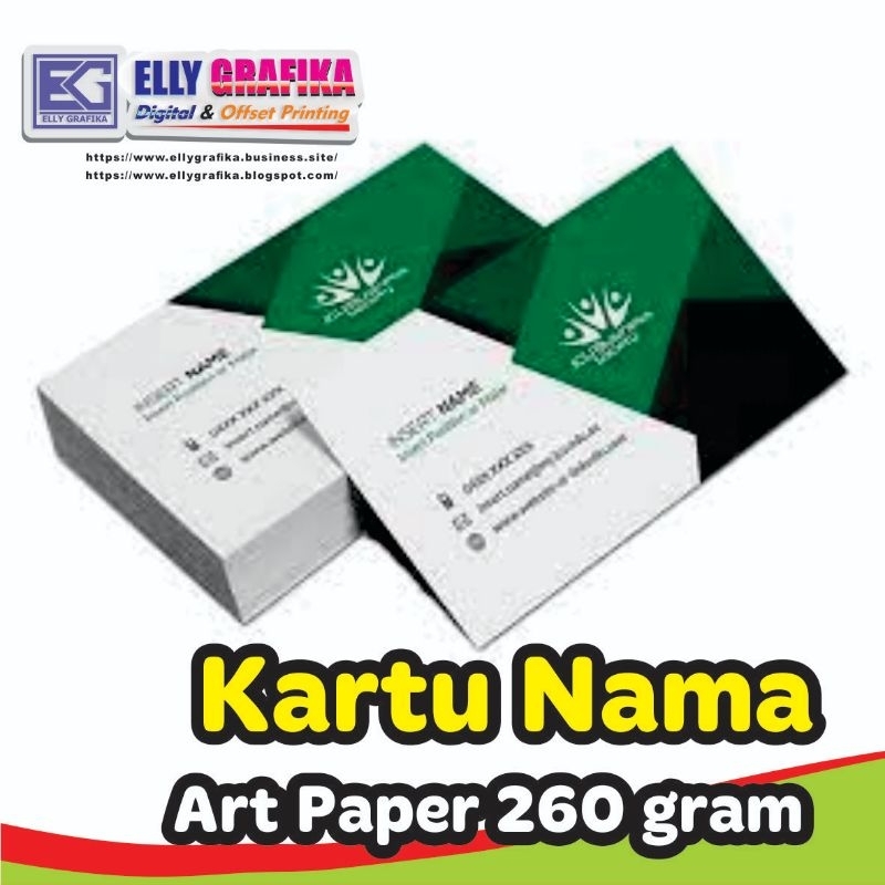 

Kartu Nama Bahan ap260 gram