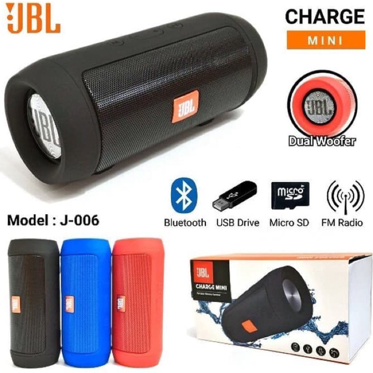 8.8 Brand Portable Wireless Speaker J BL J-006 Charge Mini II Bluetooth Super Bass J006