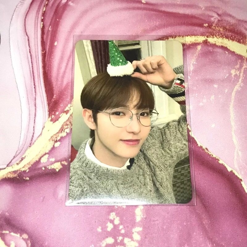 Photocard PC NCT DREAM Renjun Pink Christmas