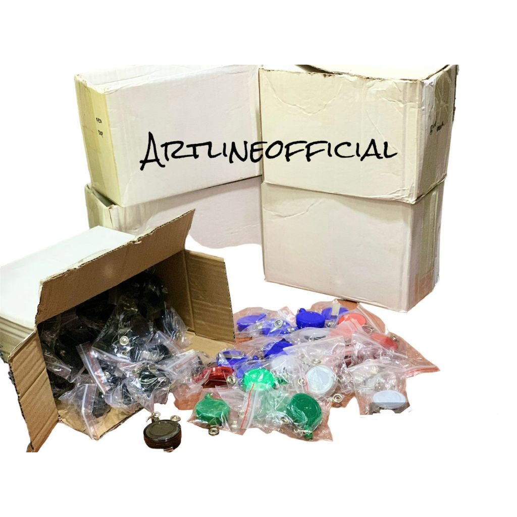 

Yoyo Id card /Id card yoyo/Gantungan Id card Yoyo/ name tag perbox isi 100 Pcs