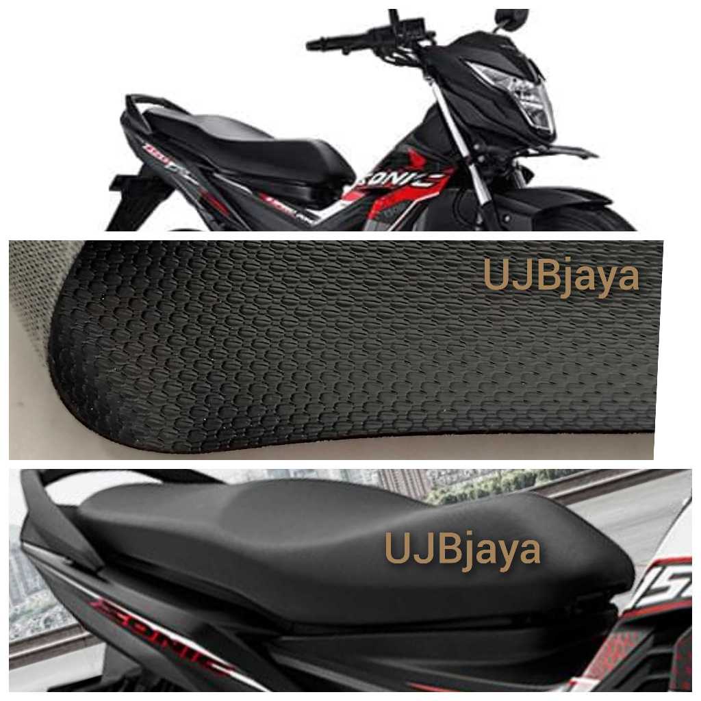 Kulit Jok Motor  Sonic 150R Standar / Bahan Ori Sarung Jok Motor  Sonic 150R A2