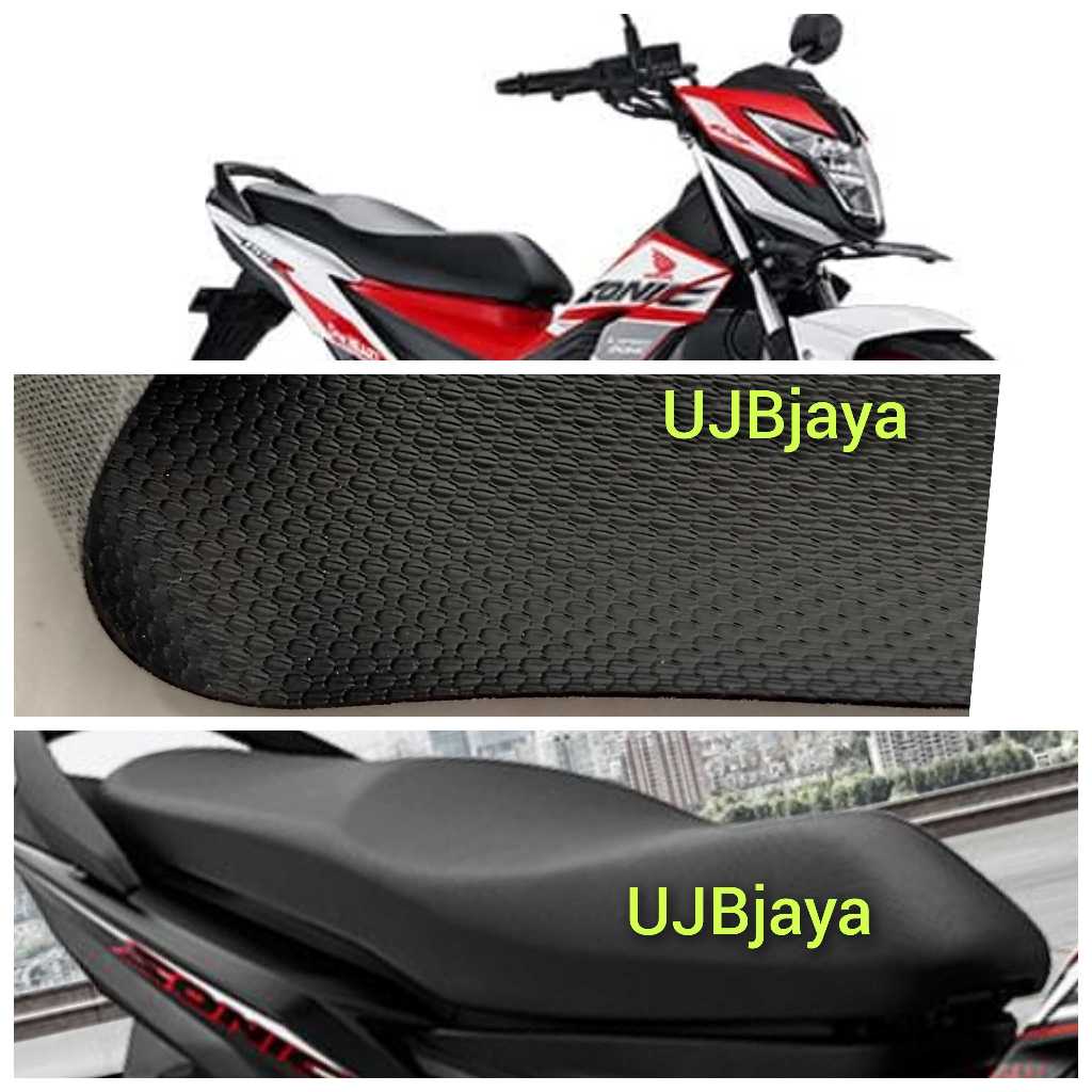 Kulit Jok Motor  Sonic 150R Standar / Bahan Ori Sarung Jok Motor  Sonic 150R A5