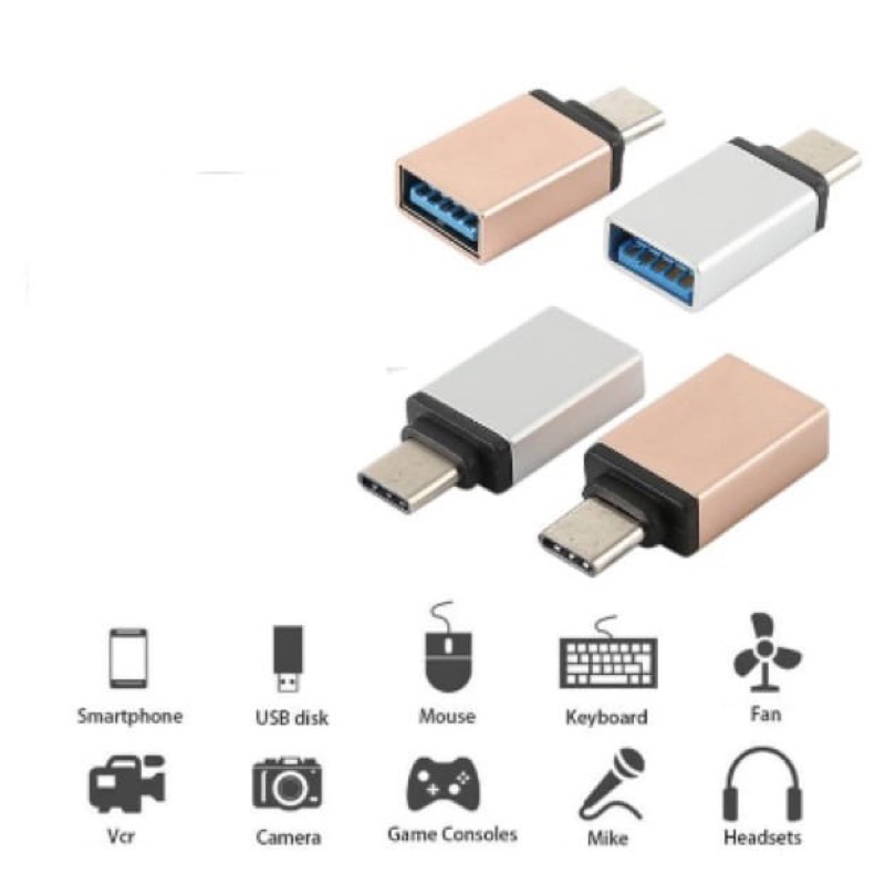 (PAP) Otg hp type C / OTG Micro USB dan OTG Type C OTG Hp Android OTG USB Flashdisk ke Hp OTG USB to