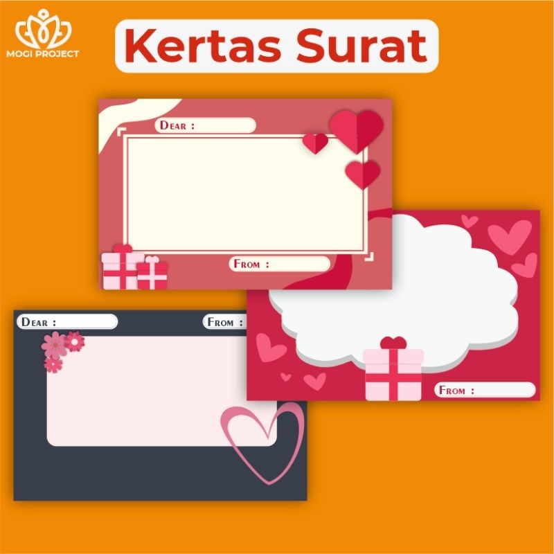 Kartu Ucapan Polos III | Greeting Card Aesthetic | Blank Card | Kartu Ucapan Kosong | Gift Card