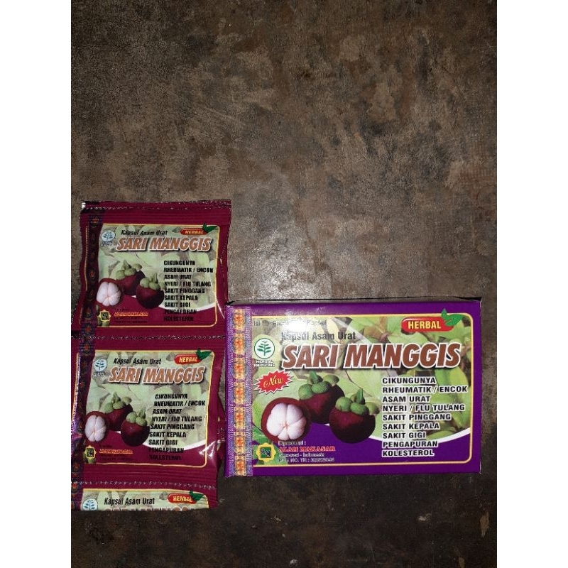 

Sari manggis-Kapsul asam urat