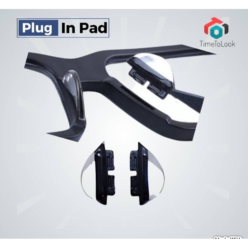 Nosepad Kacamata Plug In Pure Silicone Bantalan Hidung Plugin Nose Pad