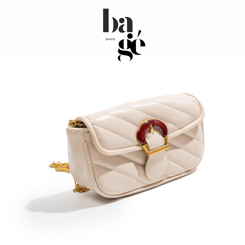 Bagé Allure Bag - Tas Selempang Kulit Wanita Tas Hp Rantai Luxury Mini Bag