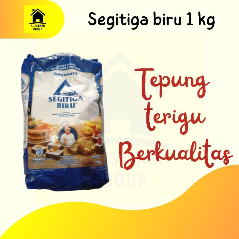 

TEPUNG TERIGU SEGITIGA BIRU 1 KG BOGASARI
