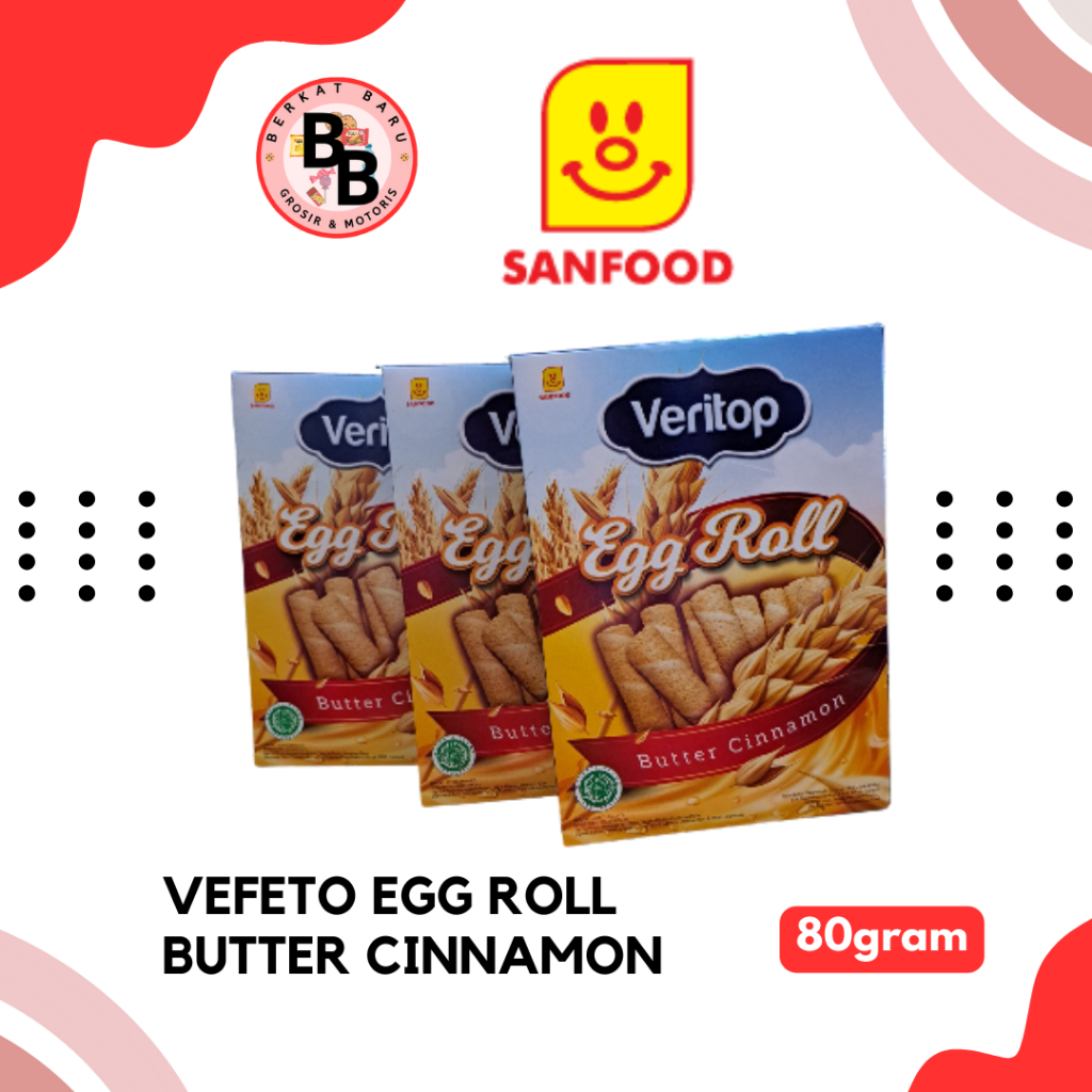 

[BB SNACK] VERITOP EGG ROLL BUTTER CINNAMON 80GRAM