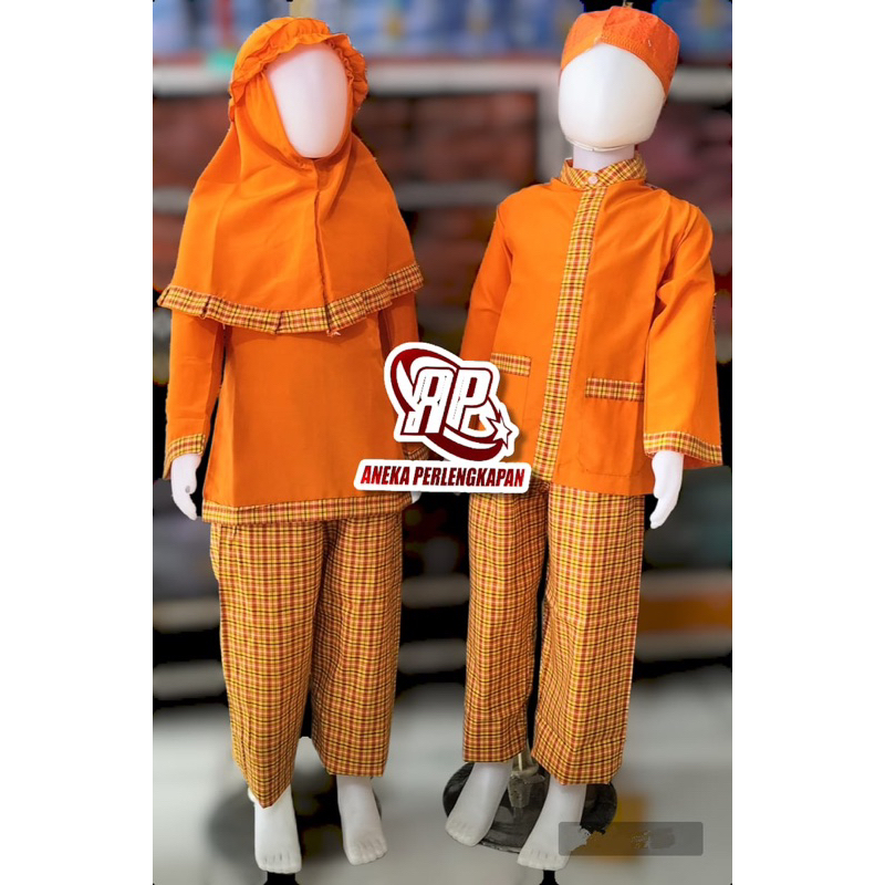 Bju Muslim TK Kotak-Kotak