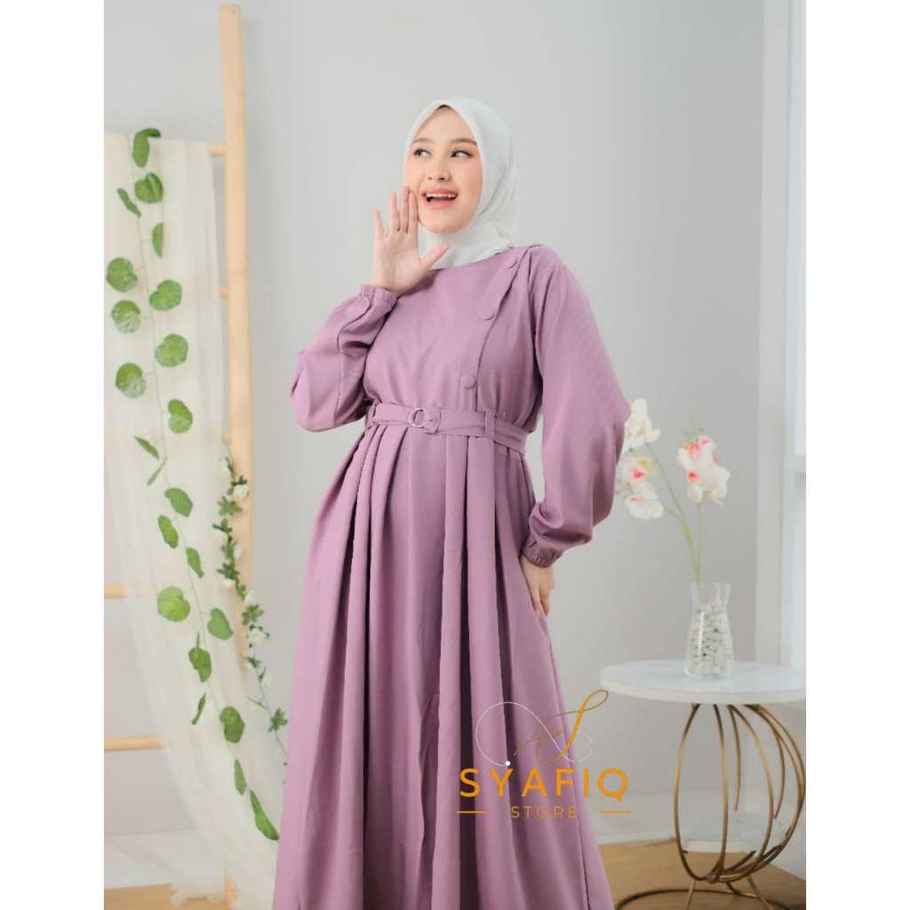 Gamis wanita terbaru 2021 Gamis remaja terbaru kekinian modern 2023 wanita dress arumi maxy syari-Mulbery