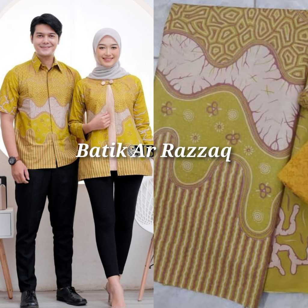Kain batik printing motif akarjahe garis bahan baju kain meteran bahan kemeja kain katun halus