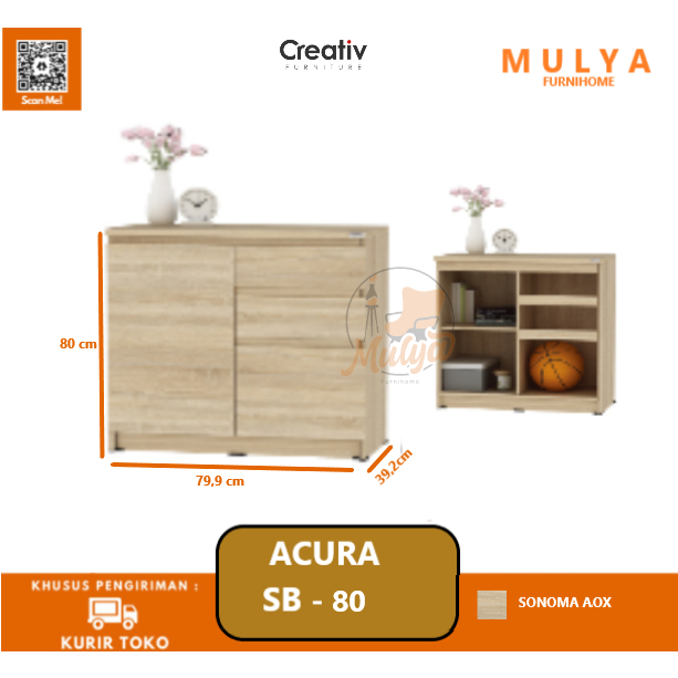 DRAWER SERBAGUNA /TEMPAT PENYIMPANAN/Acura SB- 80