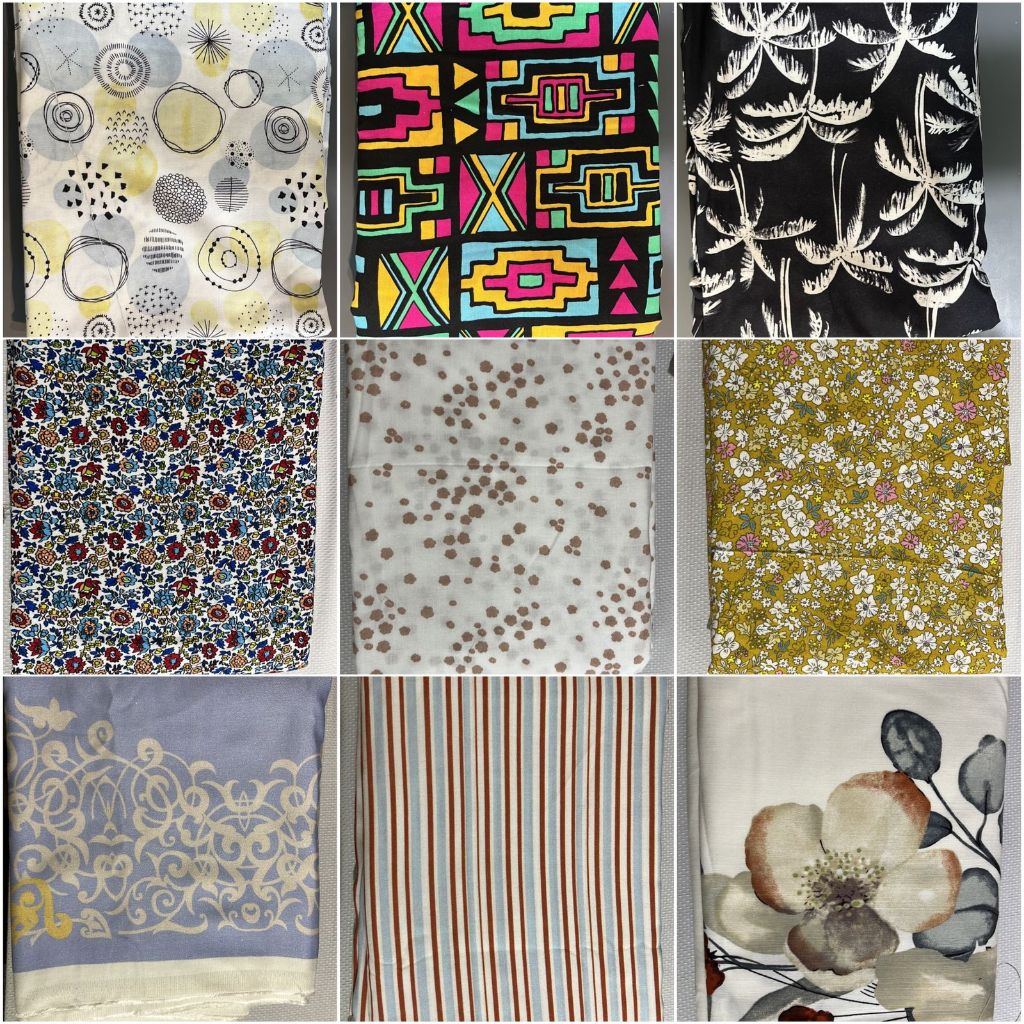 Kain Campuran 2 meter Rayon Print Premium, Meteran