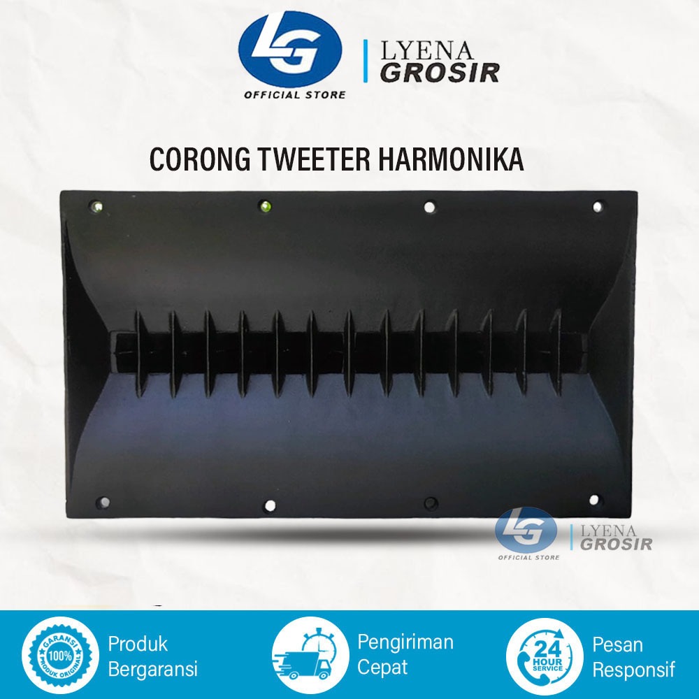 CORONG HORN TWETTER HARMONIKA 32 X 18 BAHAN DIRAL/COR