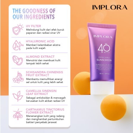 Implora Perfect Shield Sunscreen Spf 40 Pa++++ 50ml